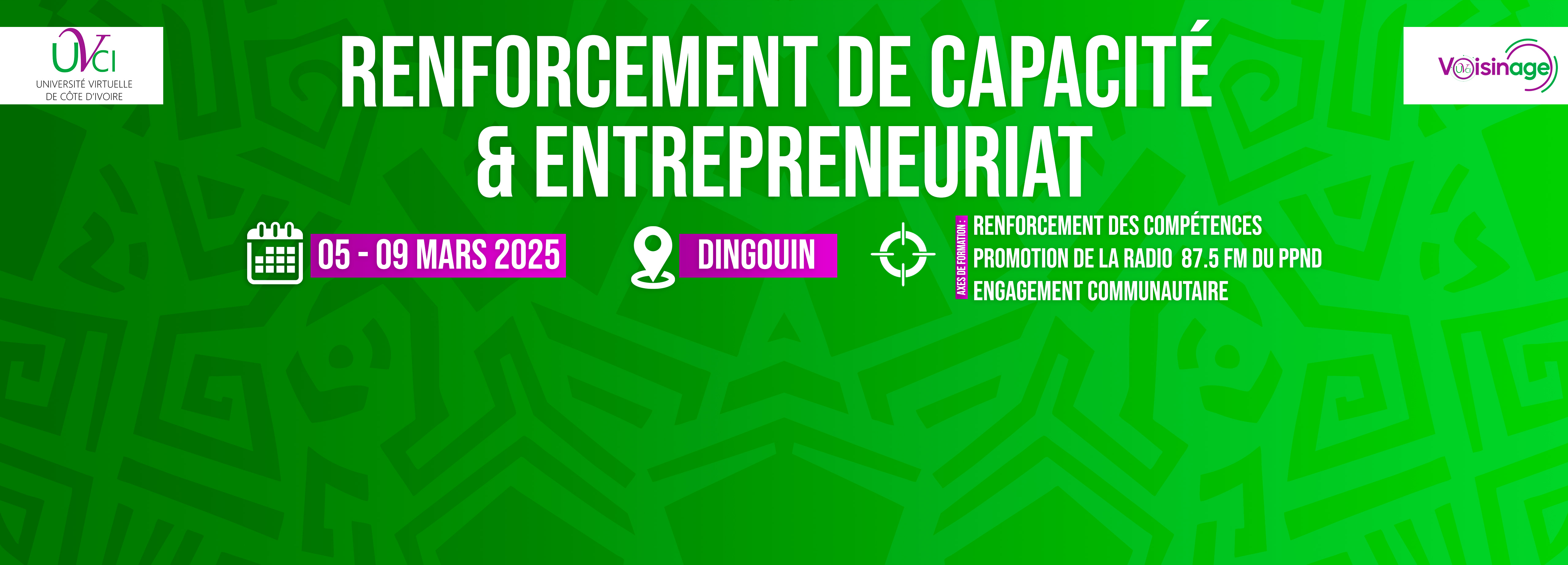 Renforcement de Capacité & Entrepreneuriat